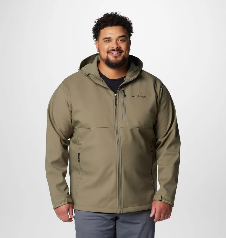 men ascender ii hooded softshell jacket - big