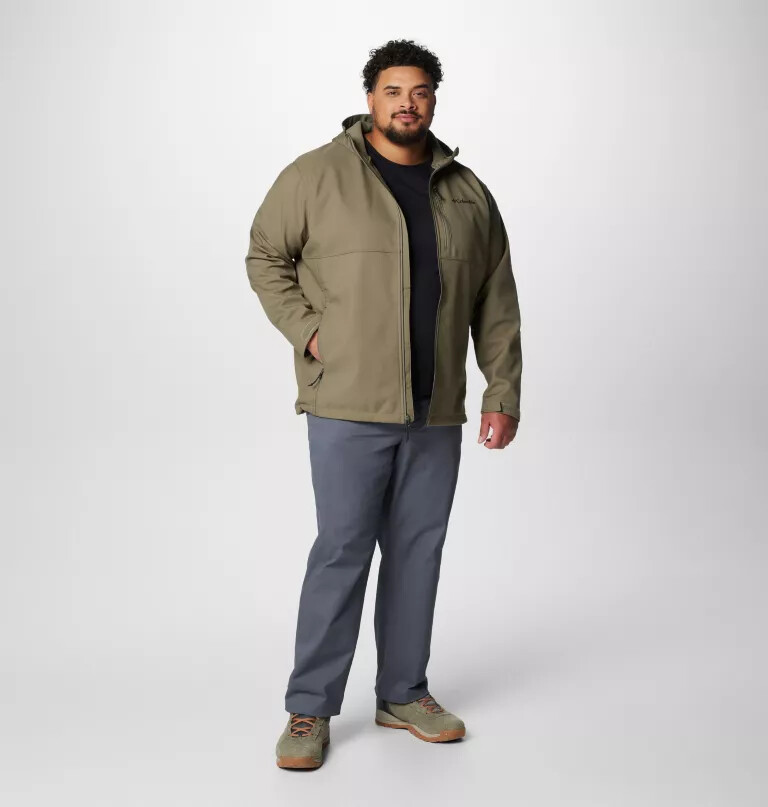 men ascender ii hooded softshell jacket - big