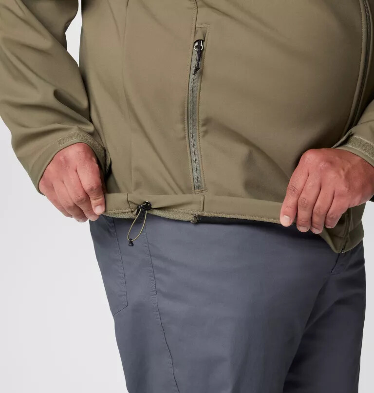 men ascender ii hooded softshell jacket - big