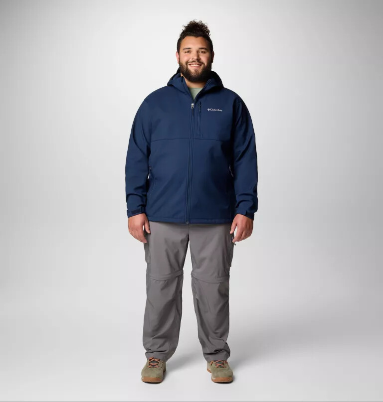 men ascender ii hooded softshell jacket - big