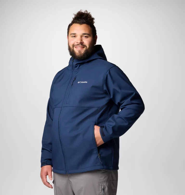 men ascender ii hooded softshell jacket - big