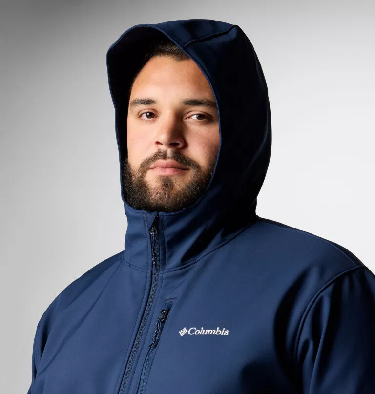 men ascender ii hooded softshell jacket - big