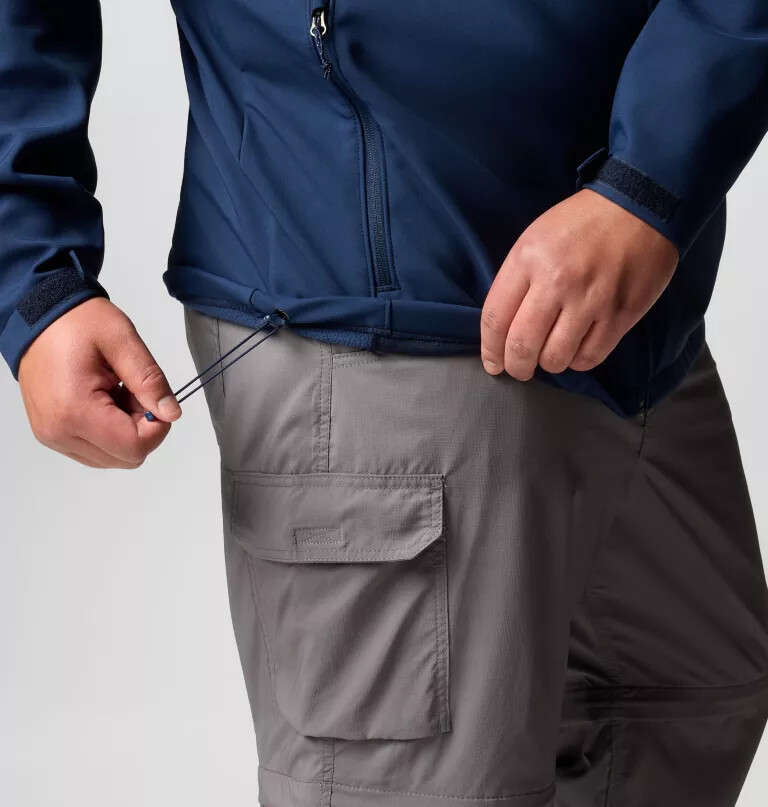 men ascender ii hooded softshell jacket - big
