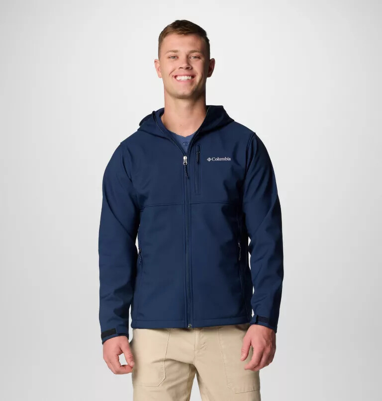men ascender ii hooded softshell jacket - tall