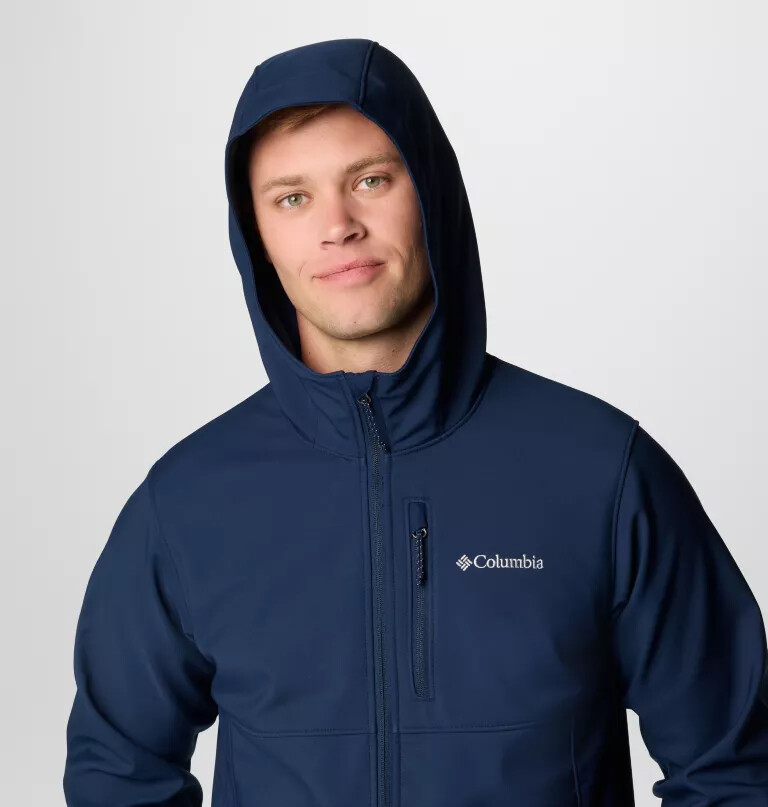 men ascender ii hooded softshell jacket - tall