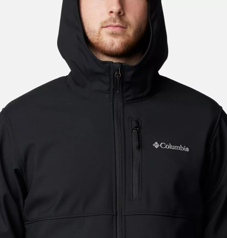 men ascender ii hooded softshell jacket - tall