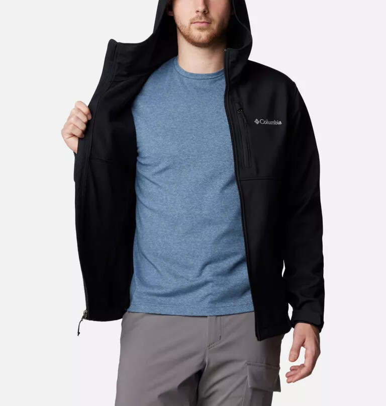 men ascender ii hooded softshell jacket - tall