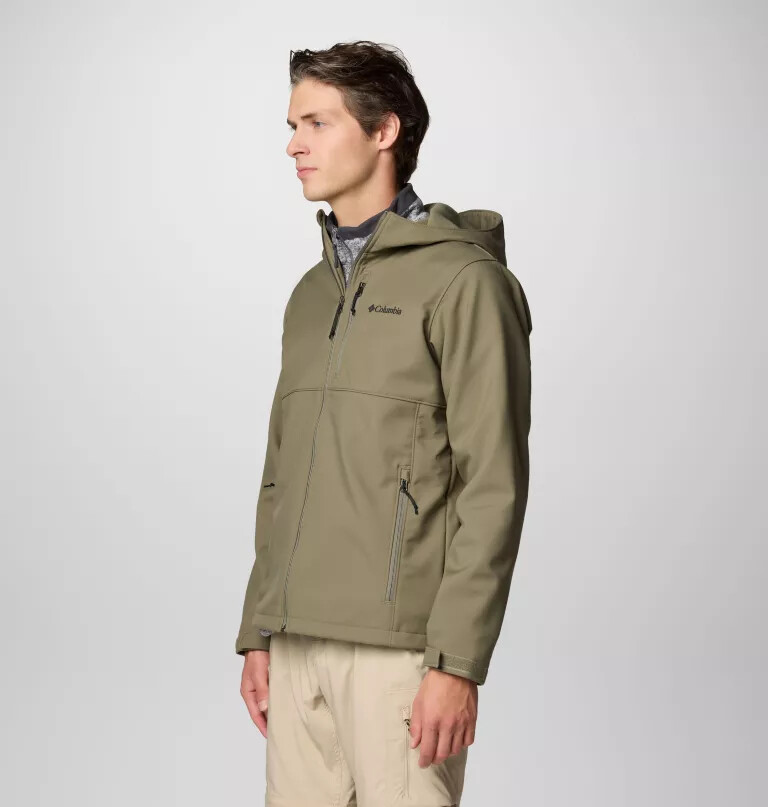 men ascender ii hooded softshell jacket - tall