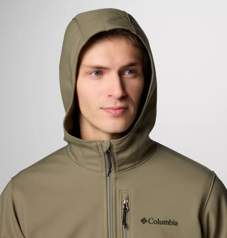 men ascender ii hooded softshell jacket - tall