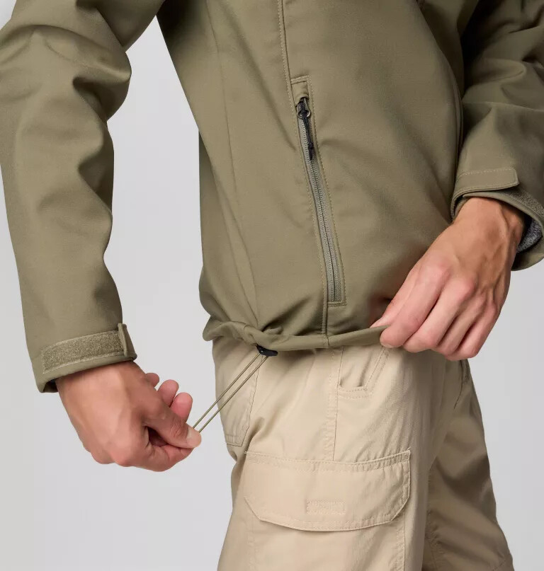 men ascender ii hooded softshell jacket - tall