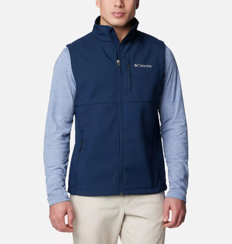 men ascender ii softshell vest - tall