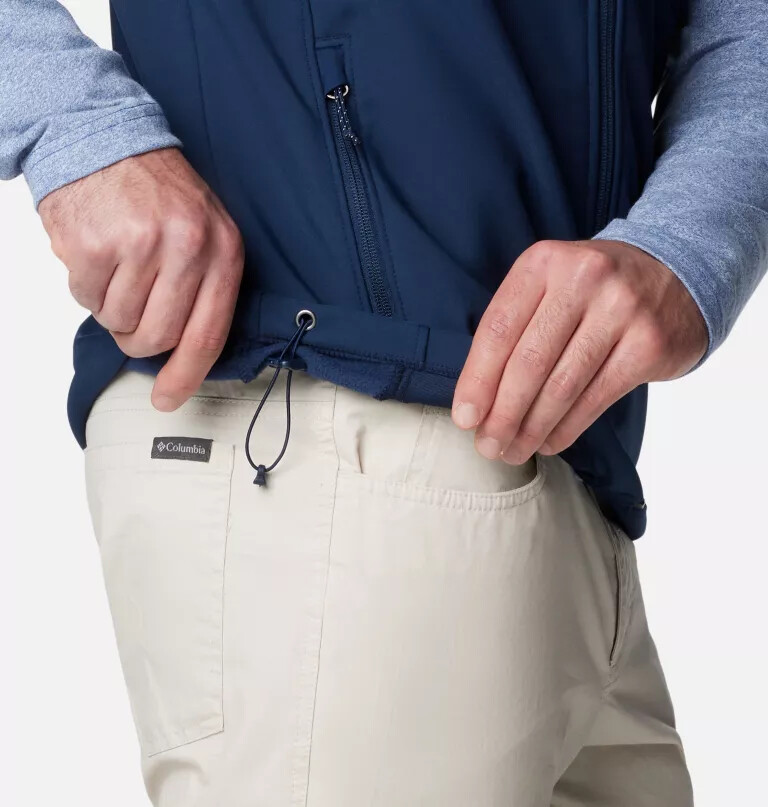 men ascender ii softshell vest - tall