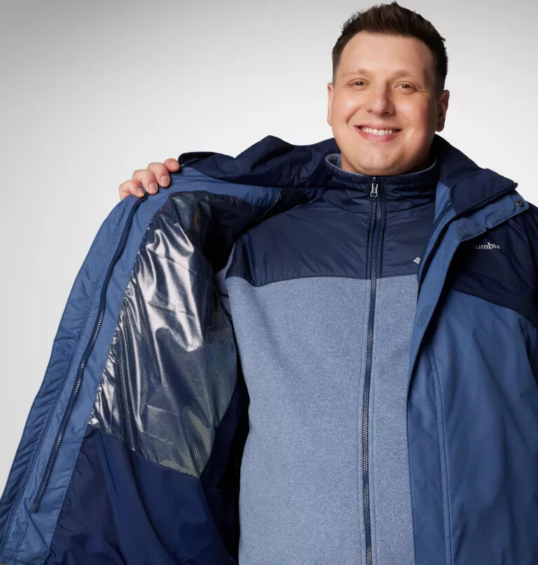 men bugaboo iii fleece interchange jacket - big