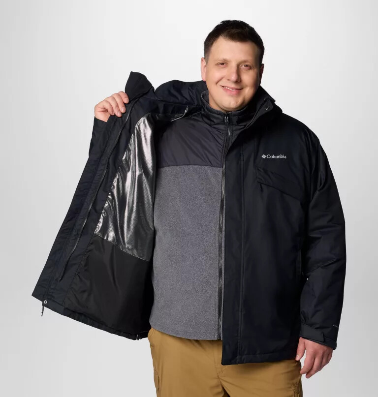 men bugaboo iii fleece interchange jacket - big