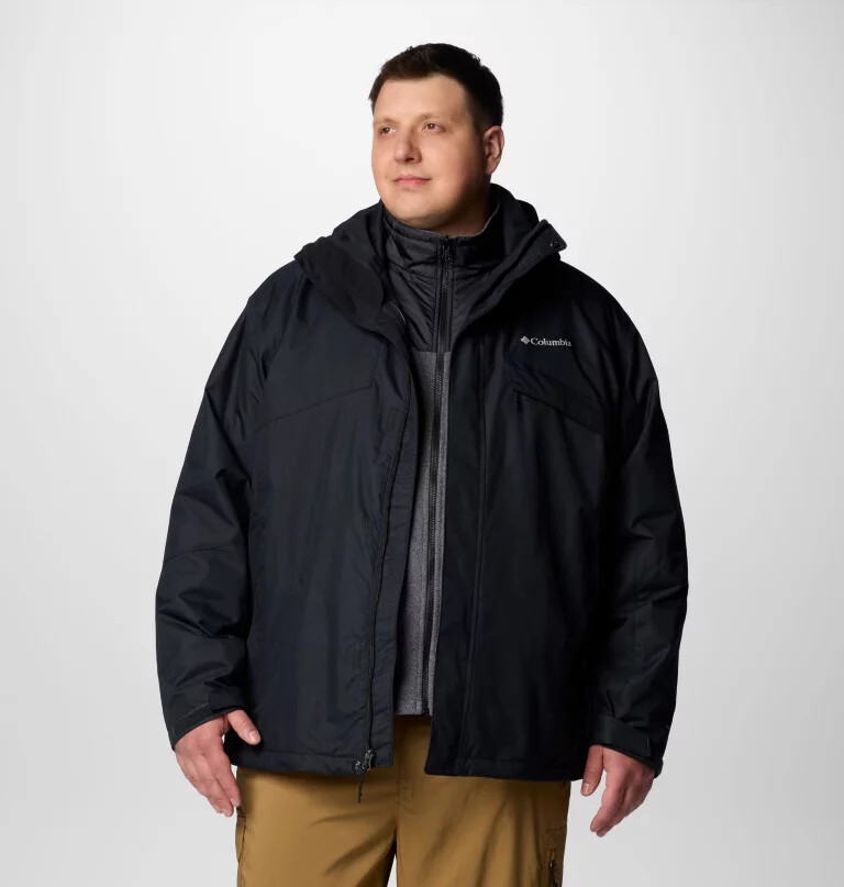 men bugaboo iii fleece interchange jacket - big
