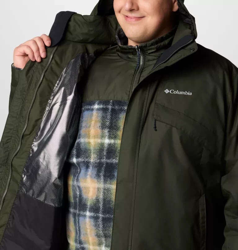 men bugaboo iii fleece interchange jacket - big