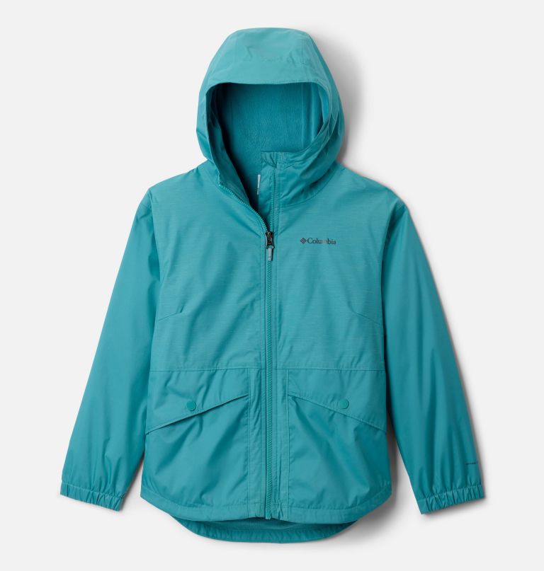 girls rainy trails ii fleece lined jacket