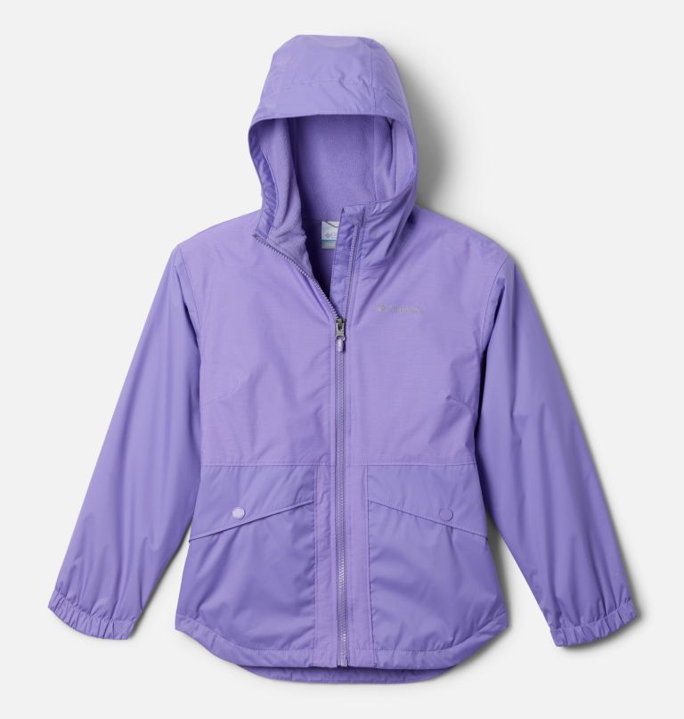 girls rainy trails ii fleece lined jacket