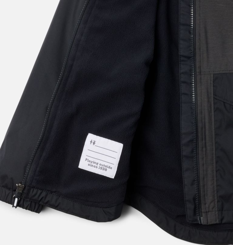 girls rainy trails ii fleece lined jacket