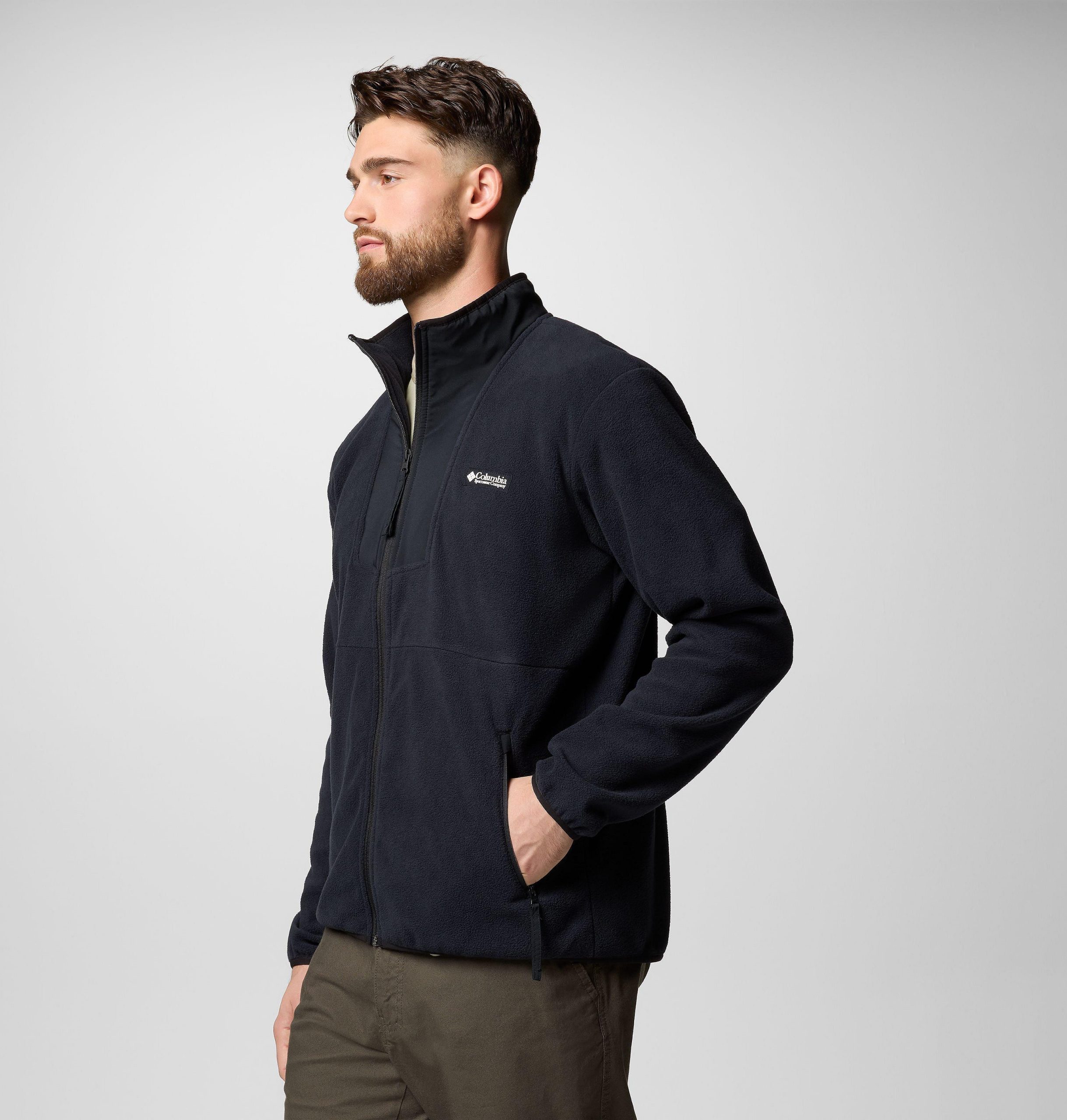 sequoia grove fleecevest met volledige ritssluiting voor heren