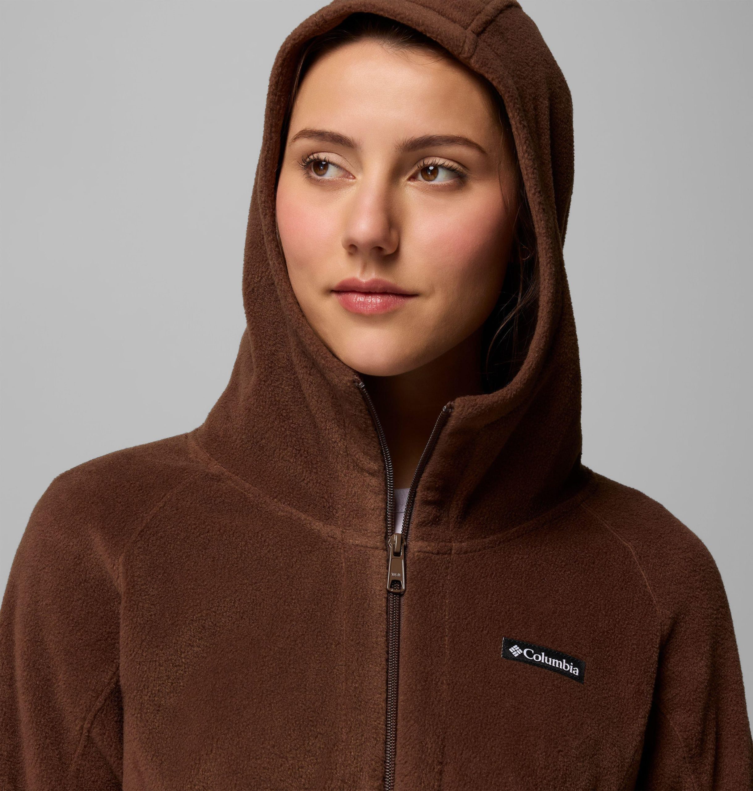 dames benton springs ii lange fleece hoodie