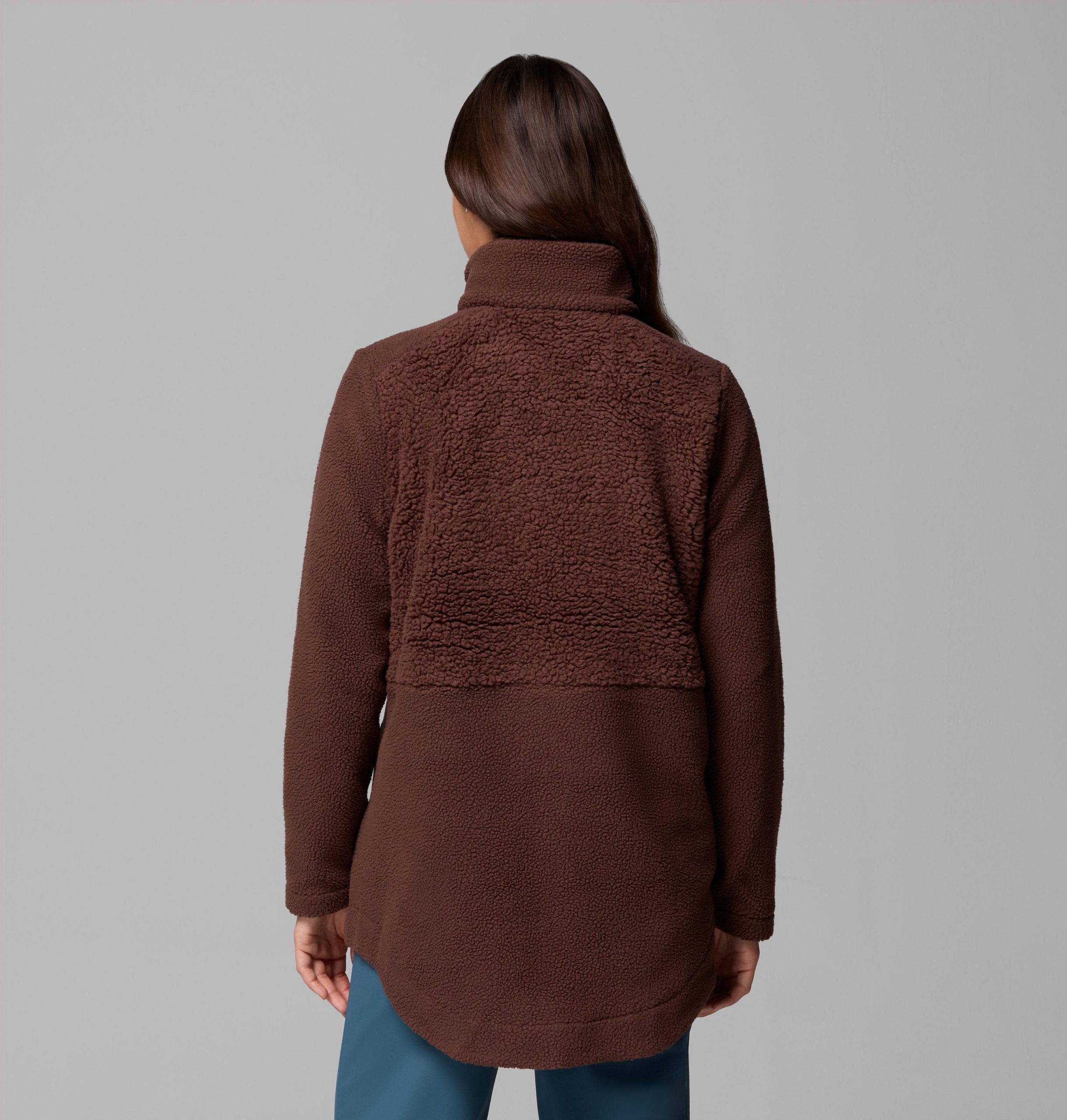 columbia lodge sherpa fleecejack met volledige ritssluiting voor dames