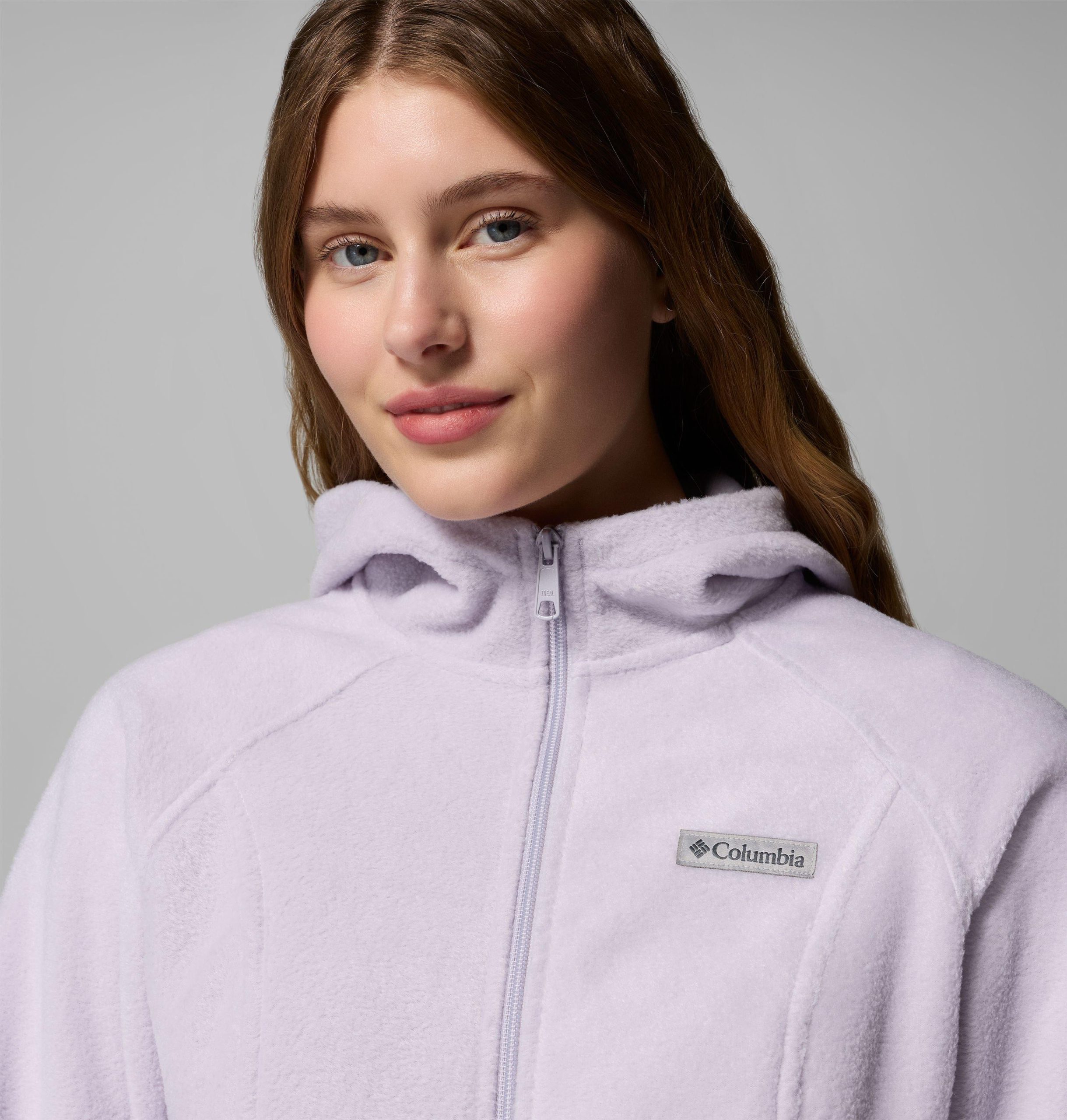 dames benton springs fleece hoodie met volledige ritssluiting