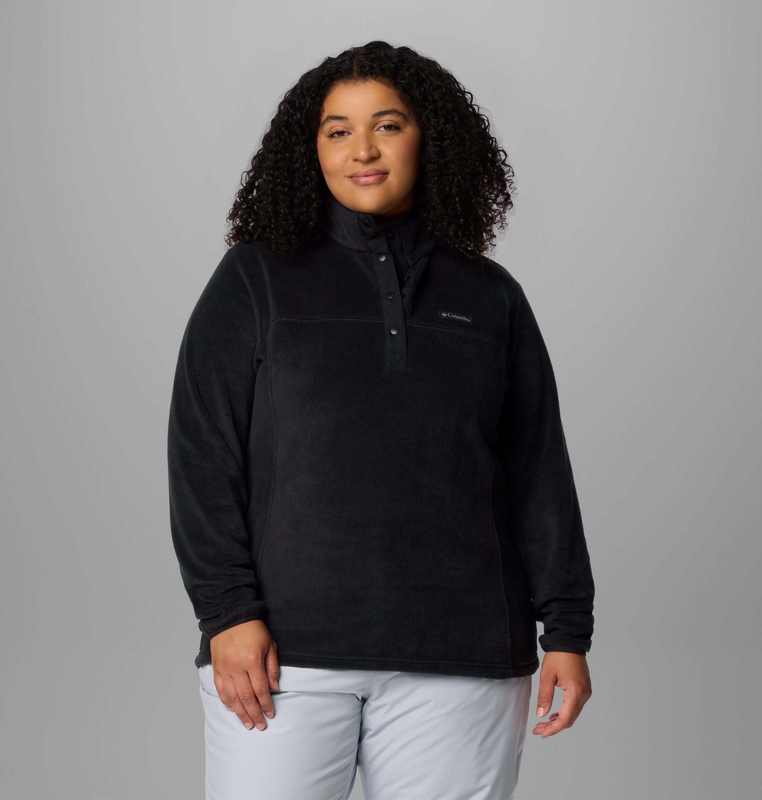 dames benton springs half snap pullover fleece ii - plus size