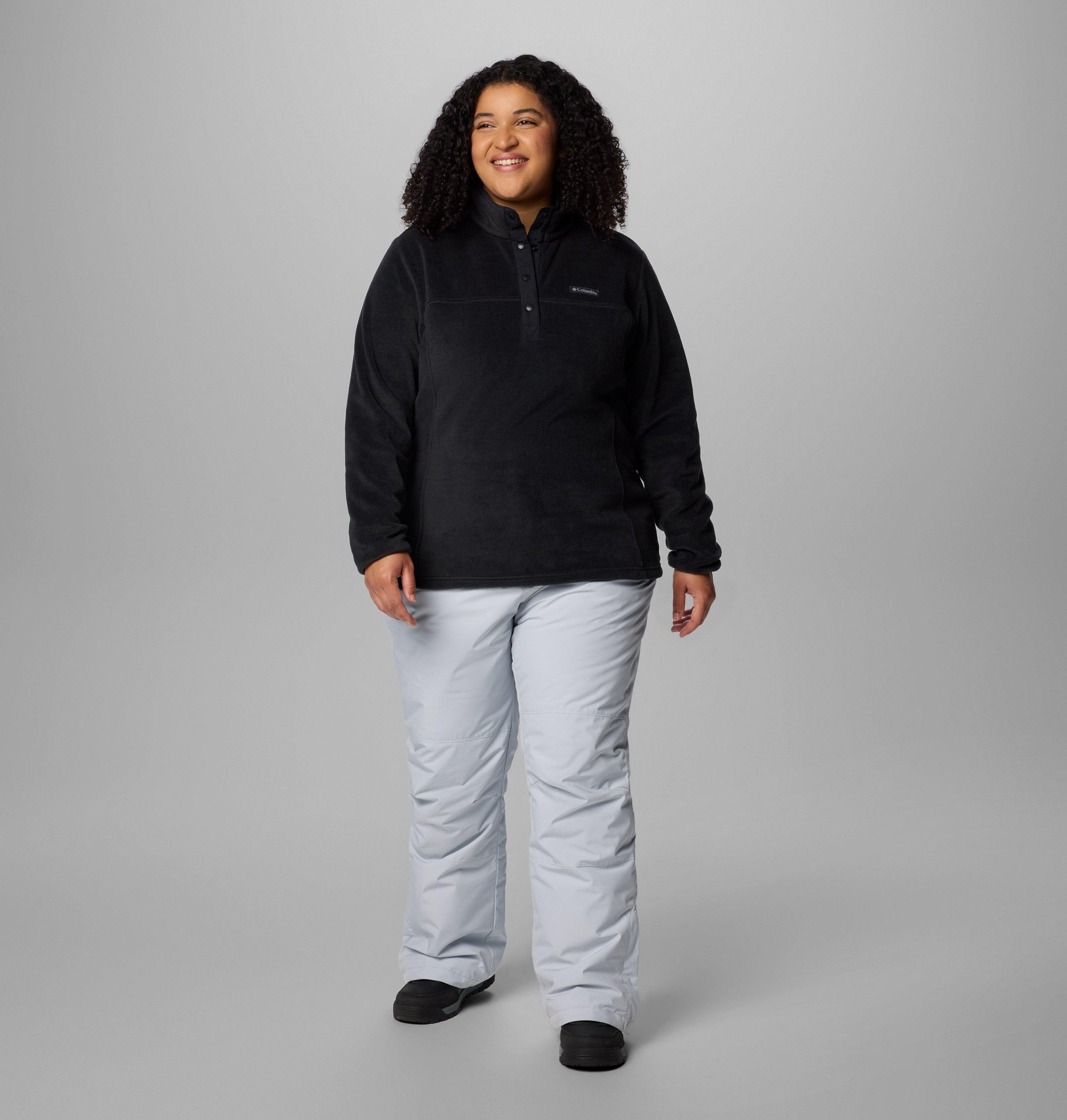 dames benton springs half snap pullover fleece ii - plus size