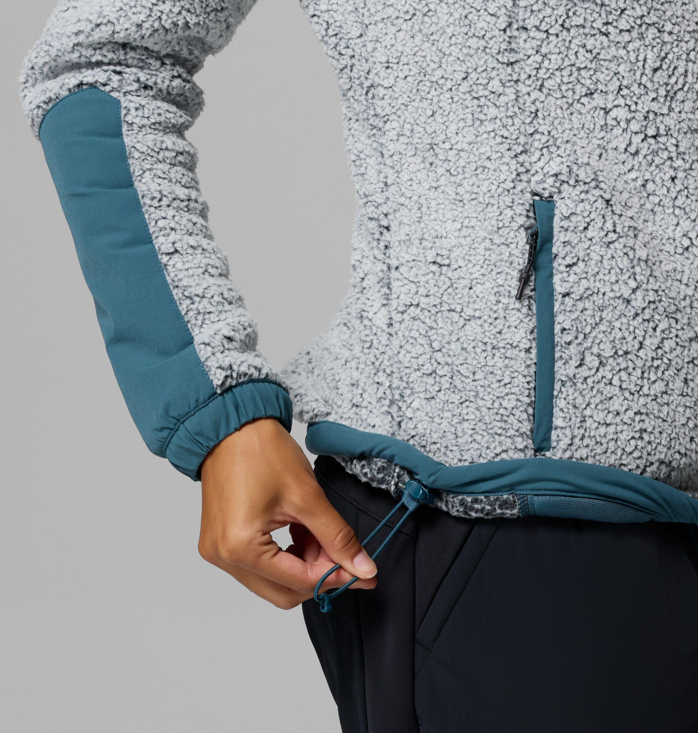 damesjas van arctic crest sherpa fleece met volledige ritssluiting