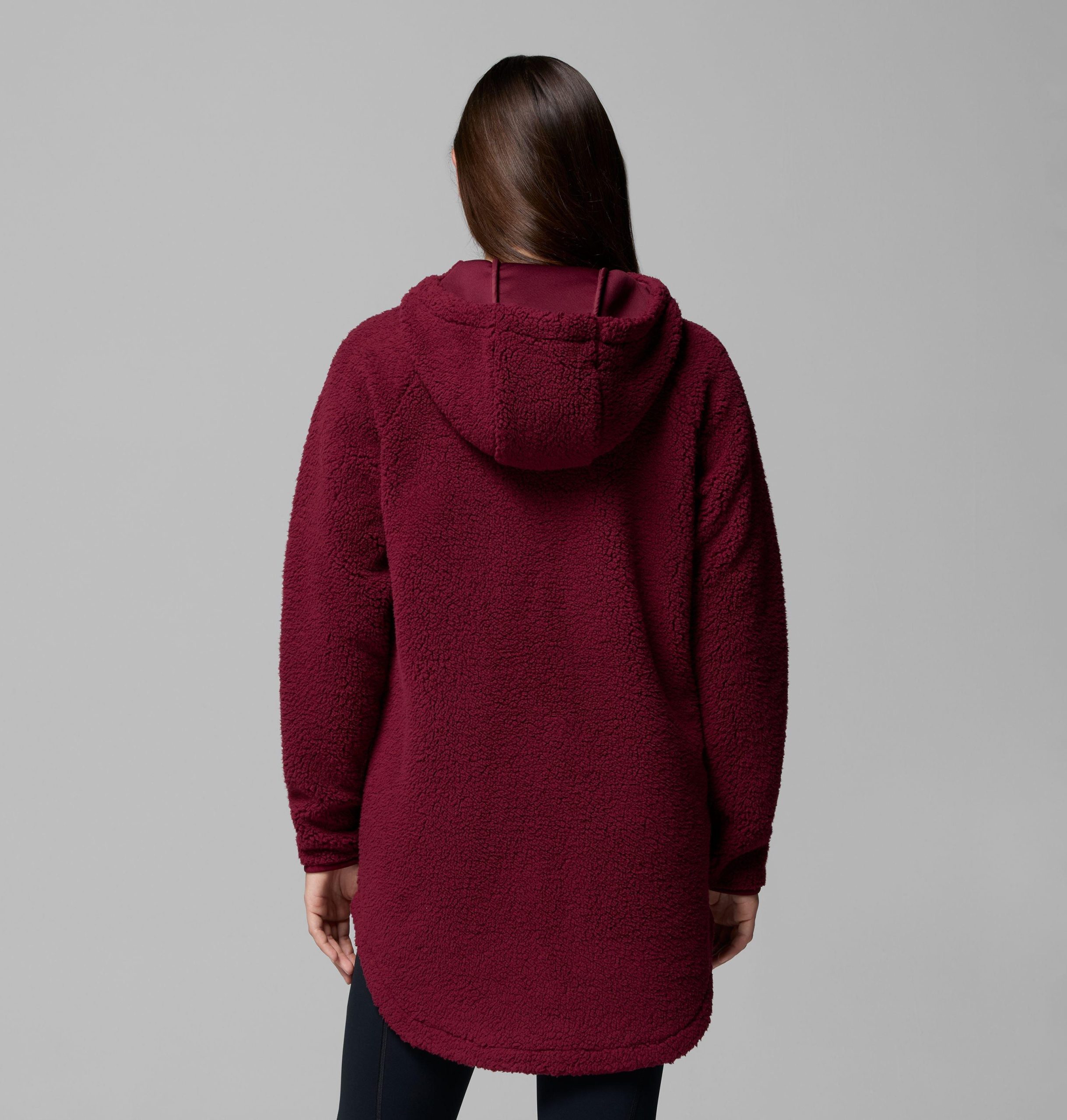 dames winter warme hoodie met volledige ritssluiting