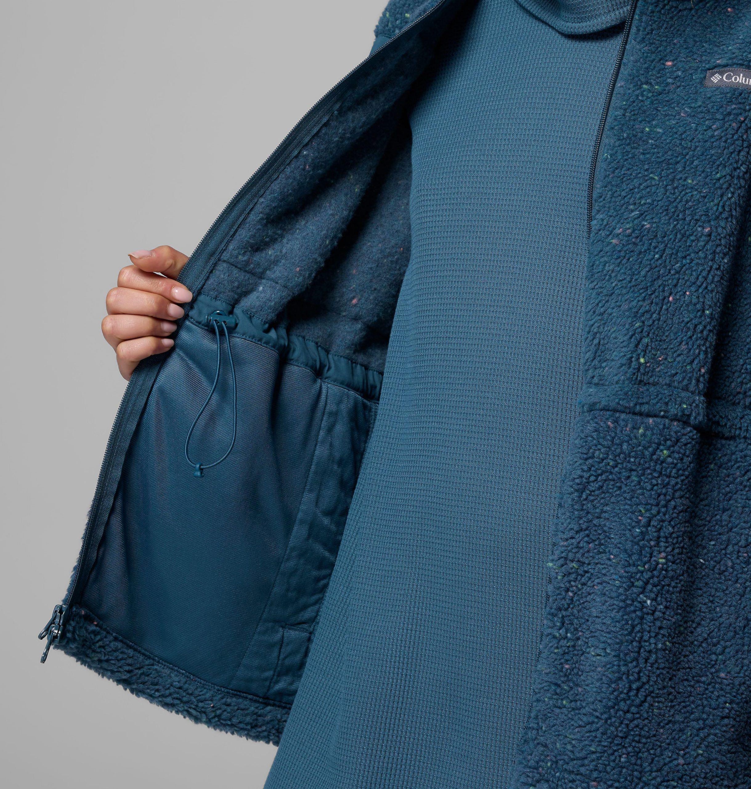 stellar path fleecejack met volledige ritssluiting voor dames