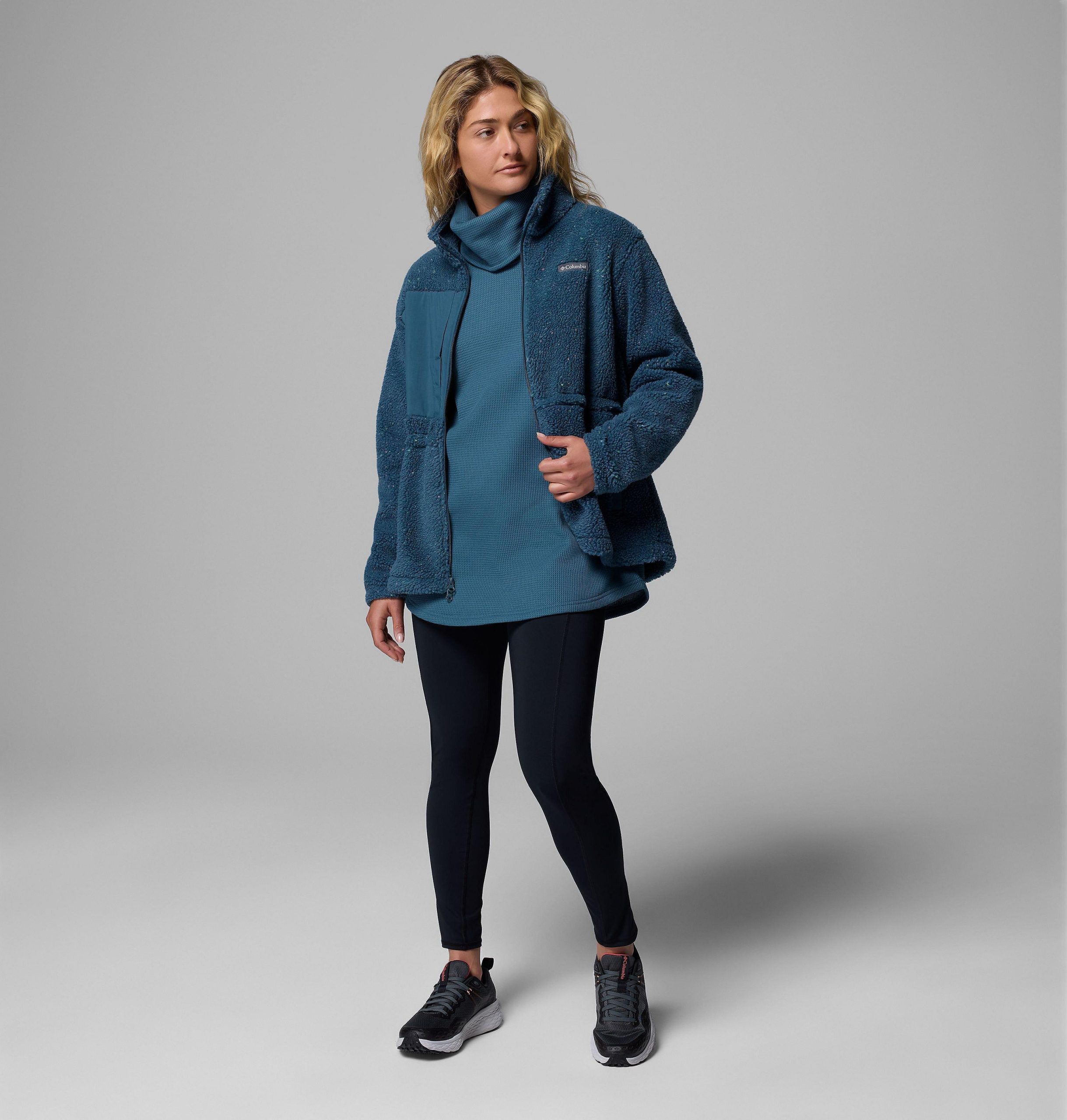stellar path fleecejack met volledige ritssluiting voor dames