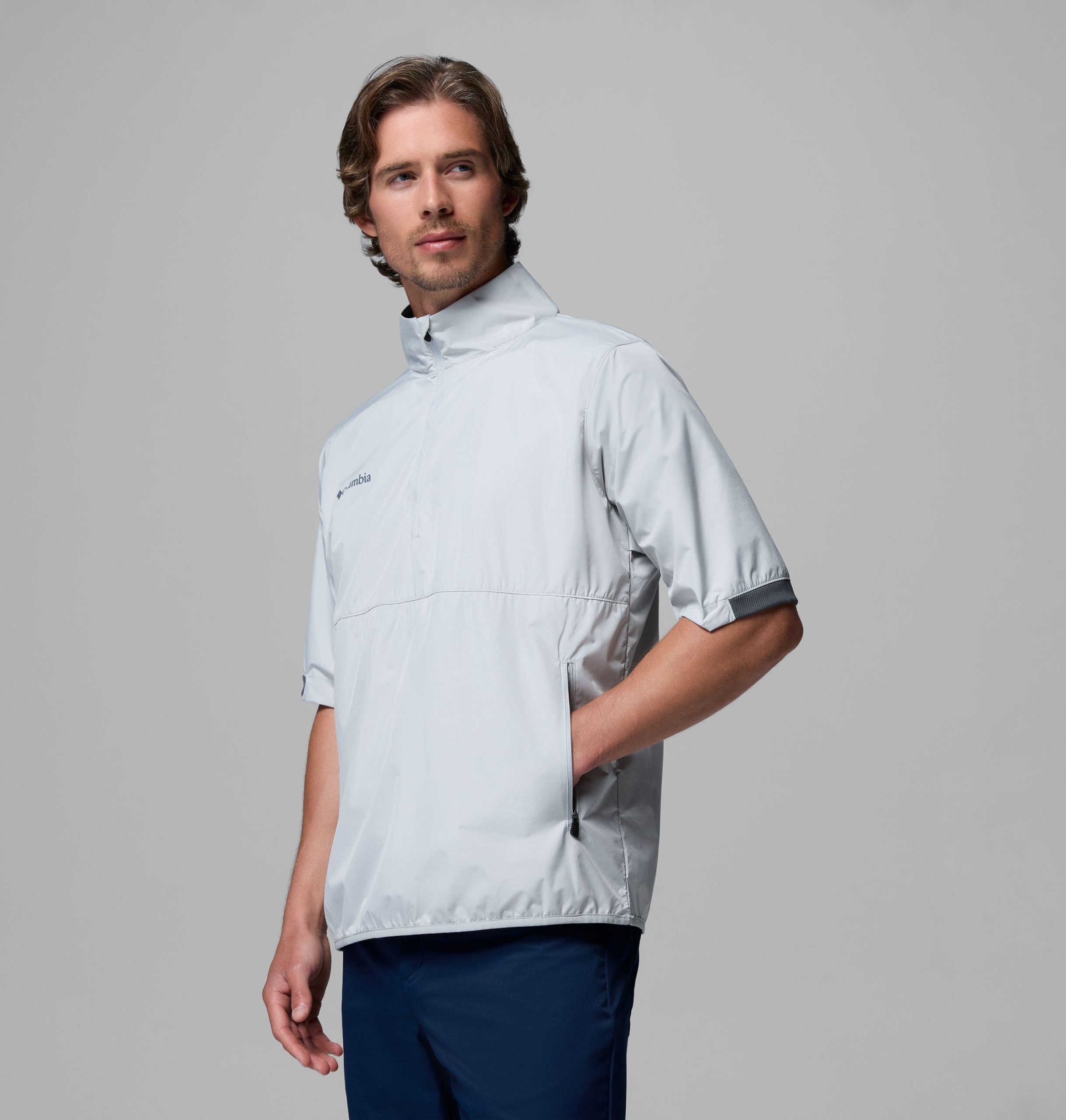 heren big shot golf pullover windbreaker