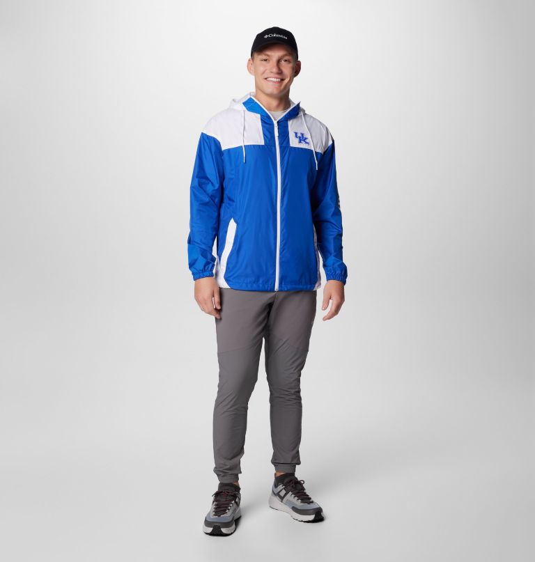 men collegiate flash challenger ii windbreaker - kentucky