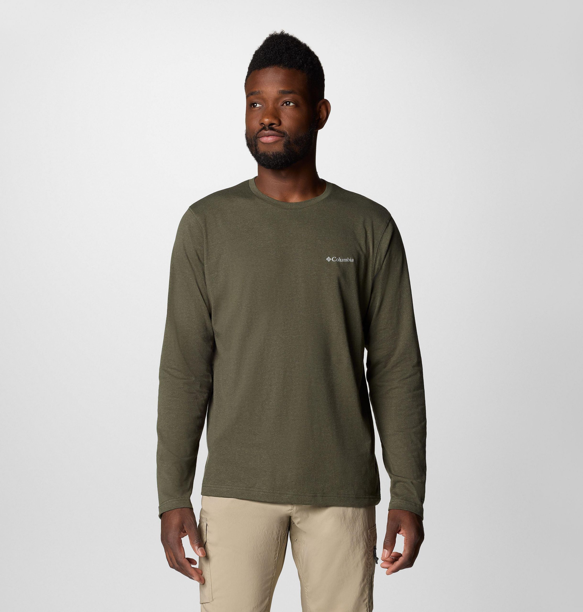 heren thistletown hills t-shirt met lange mouwen en ronde hals