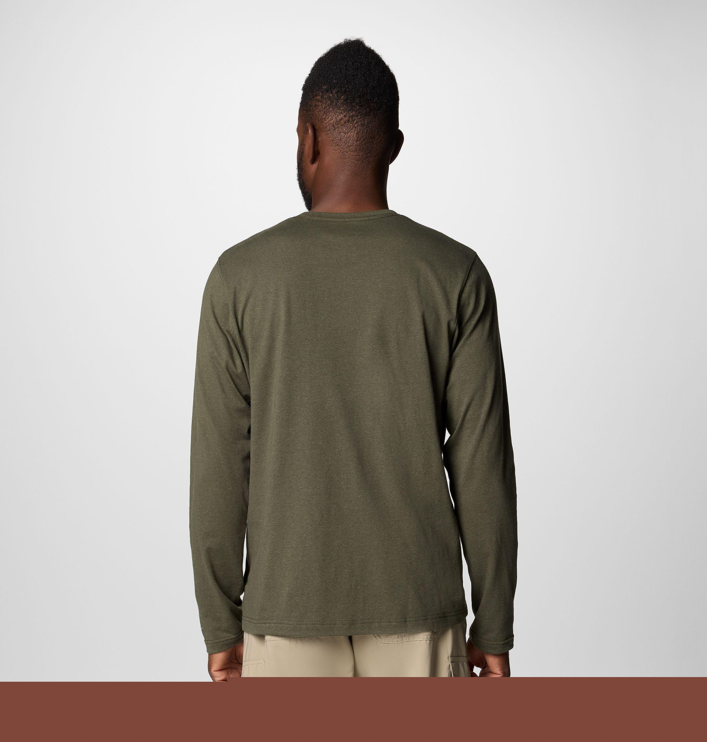 heren thistletown hills t-shirt met lange mouwen en ronde hals