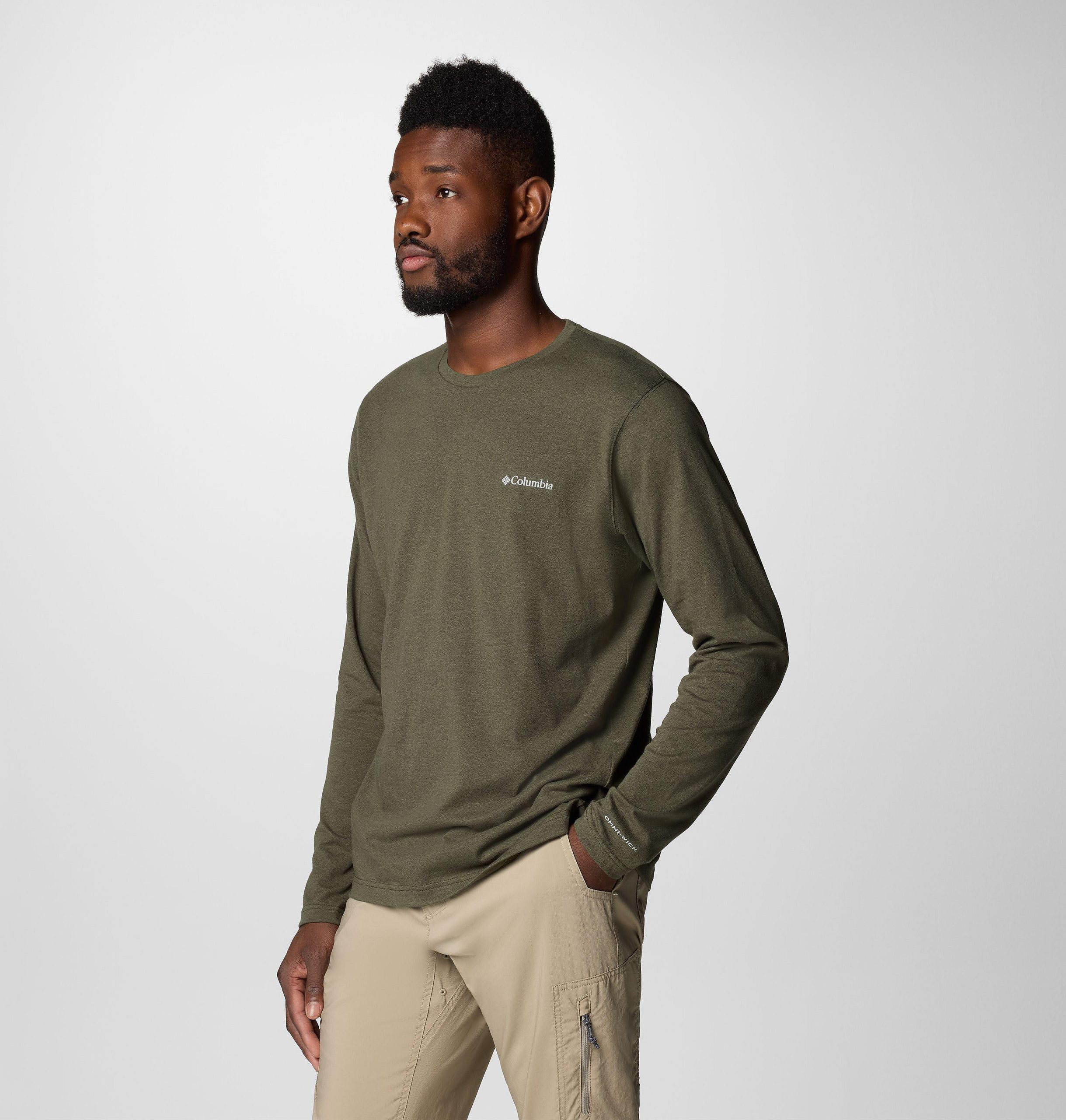 heren thistletown hills t-shirt met lange mouwen en ronde hals