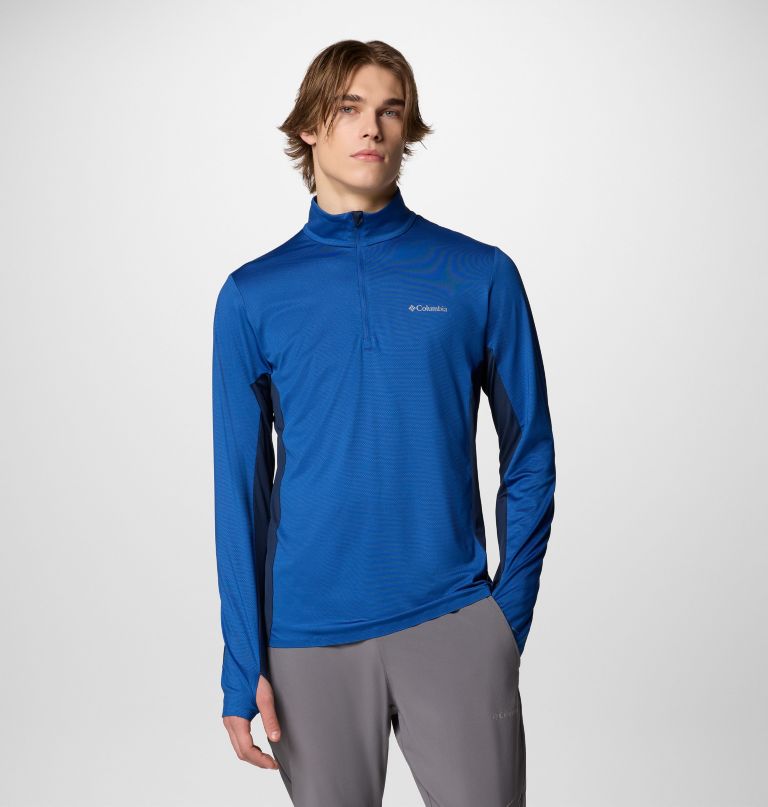 men three pitch half zip shirt