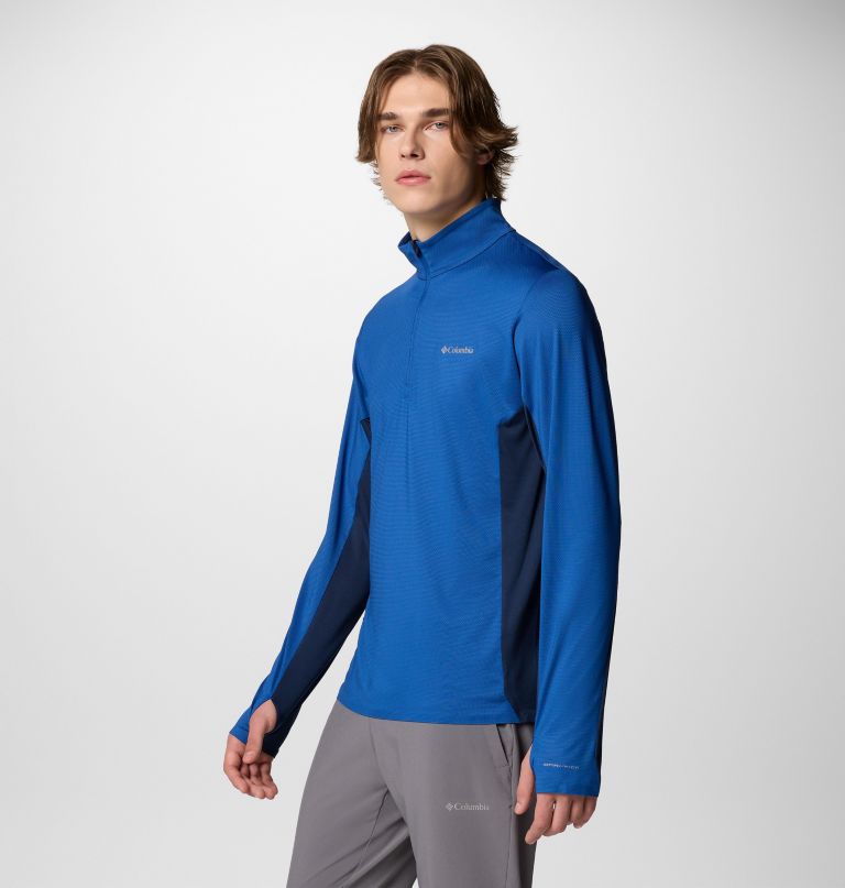 men three pitch half zip shirt