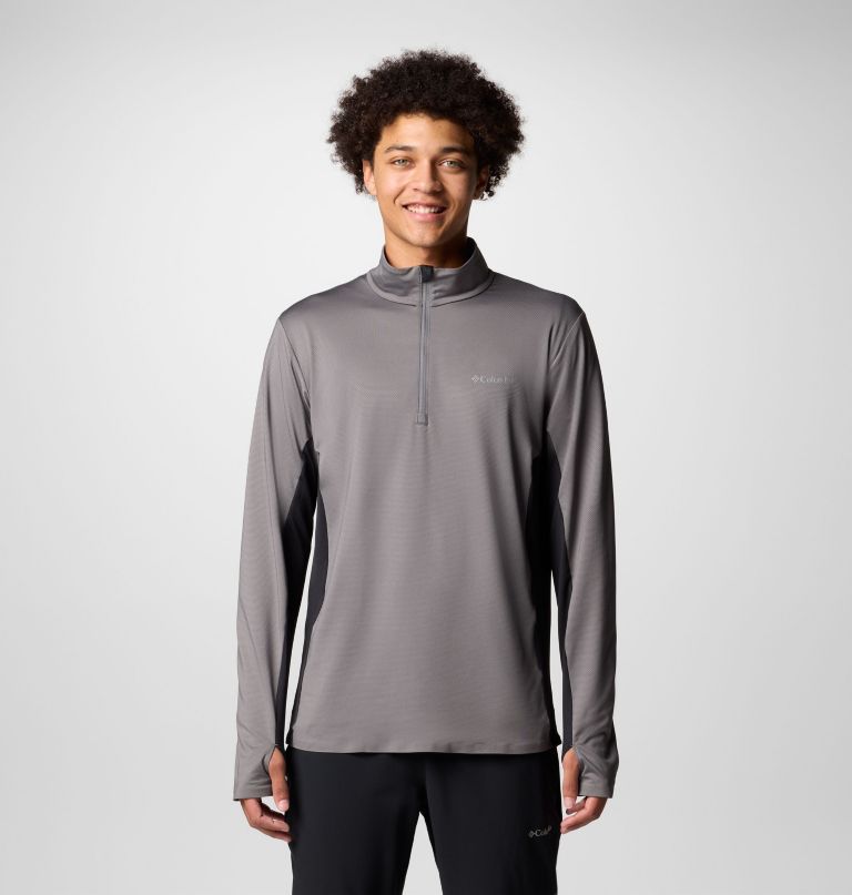 men three pitch half zip shirt