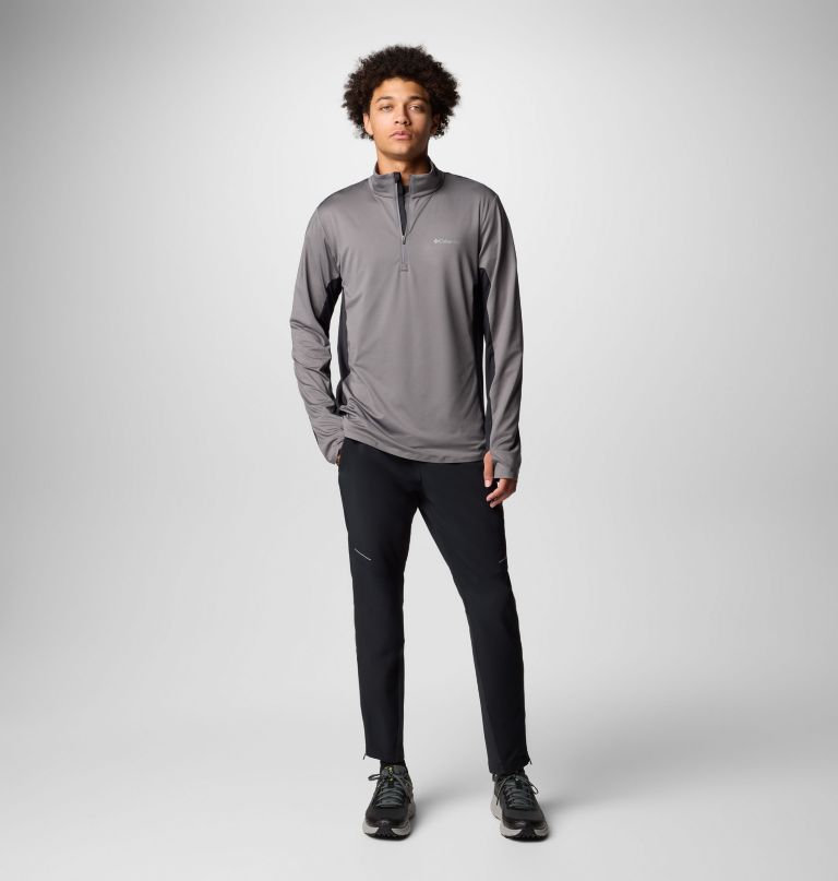 men three pitch half zip shirt