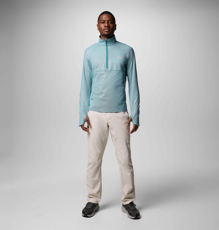 men summit valley long sleeve half zip shirt