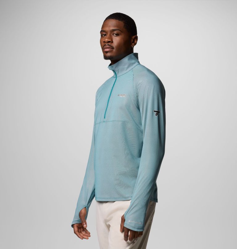 men summit valley long sleeve half zip shirt