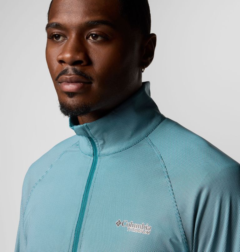 men summit valley long sleeve half zip shirt