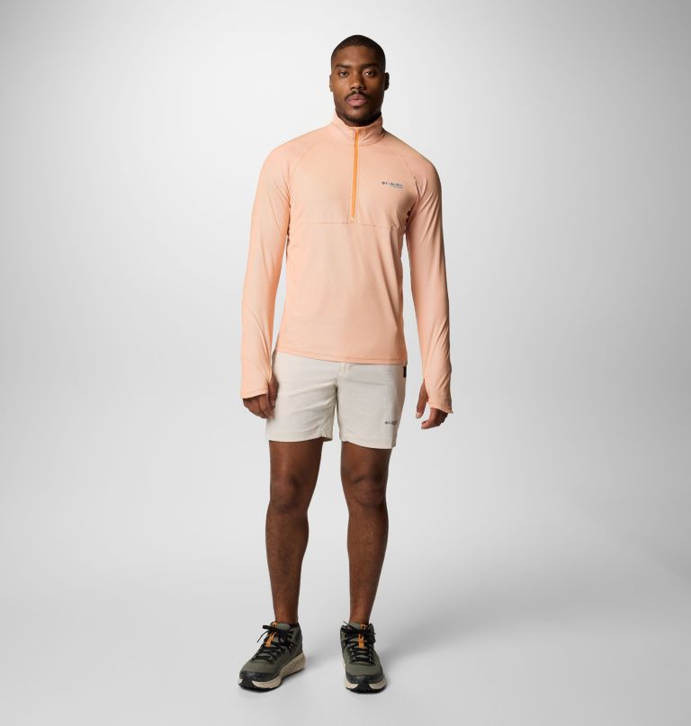 men summit valley long sleeve half zip shirt