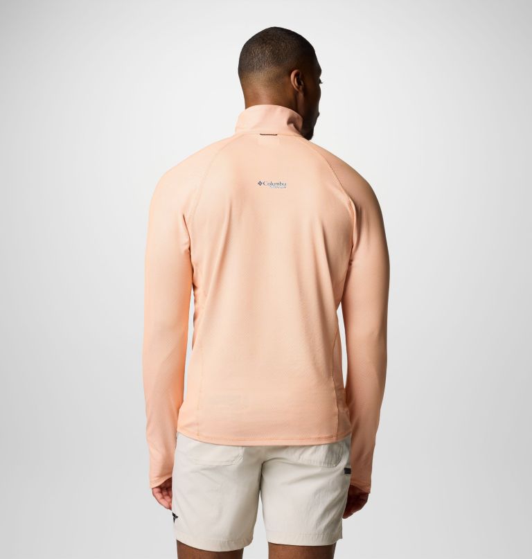 men summit valley long sleeve half zip shirt