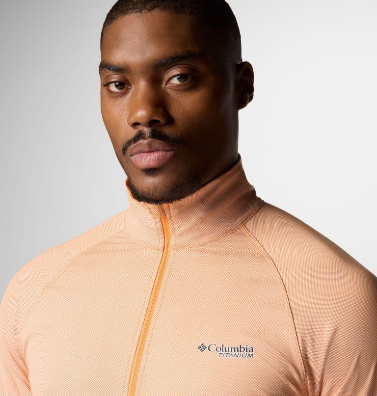 men summit valley long sleeve half zip shirt
