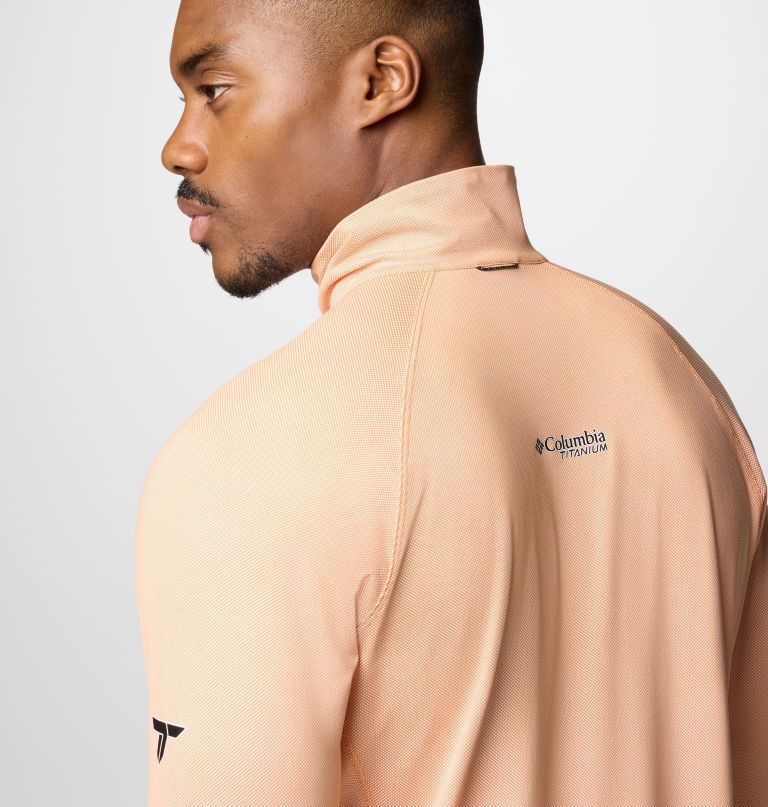men summit valley long sleeve half zip shirt