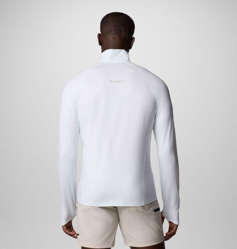 men summit valley long sleeve half zip shirt